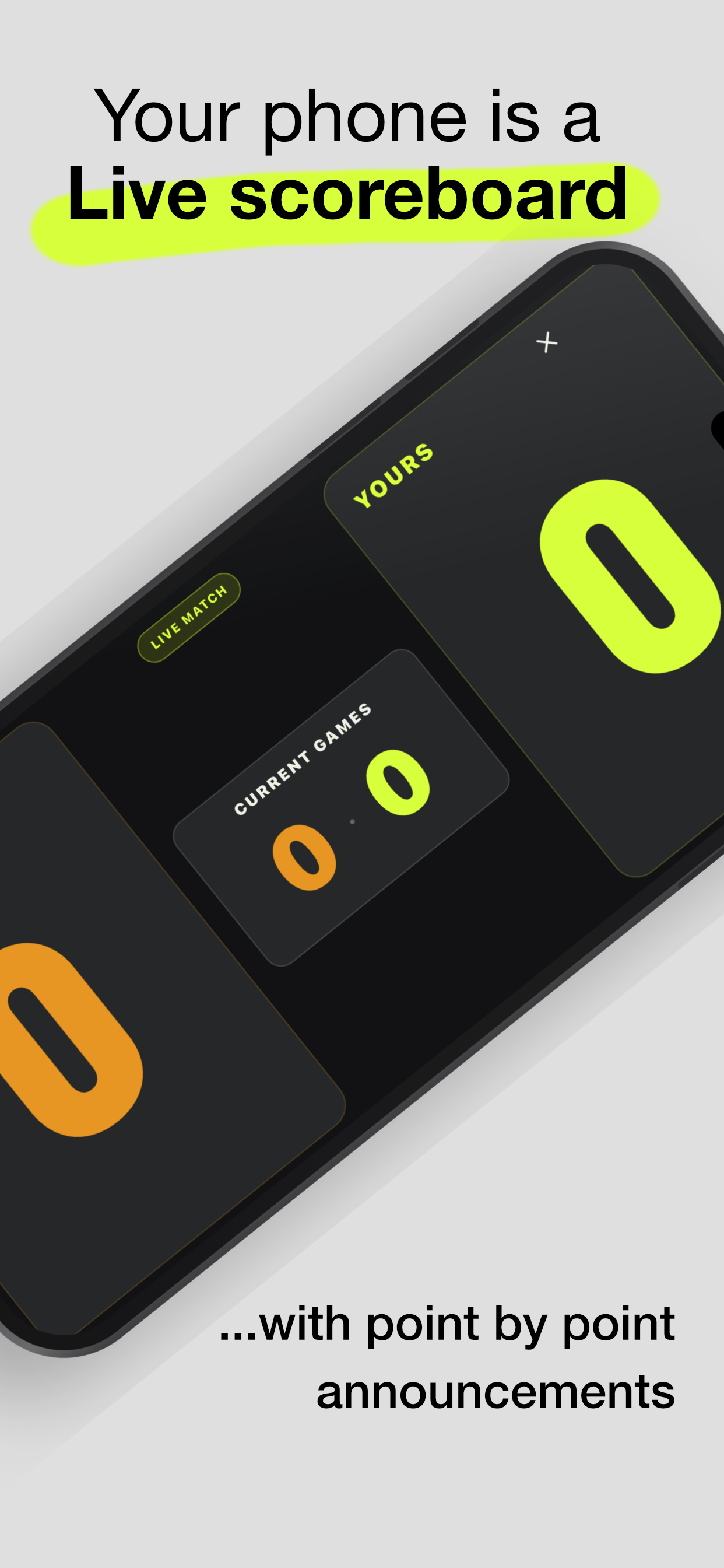 ScoreDog live scoring screen